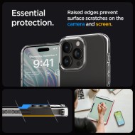 Удароустойчив твърд кейс за iPhone 15 Pro от Spigen Ultra Hybrid - Прозрачен