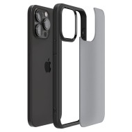Удароустойчив твърд кейс за iPhone 15 Pro от Spigen Ultra Hybrid - Frost Black