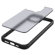 Удароустойчив твърд кейс за iPhone 15 Pro от Spigen Ultra Hybrid - Frost Black
