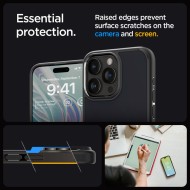 Удароустойчив твърд кейс за iPhone 15 Pro от Spigen Ultra Hybrid - Frost Black