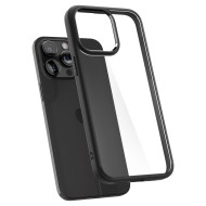 Удароустойчив твърд кейс за iPhone 15 Pro от Spigen Ultra Hybrid - Черен мат