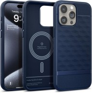 Удароустойчив кейс с MagSafe за iPhone 15 Pro от Caseology Parallax Mag - Midnight Blue