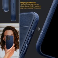Удароустойчив кейс с MagSafe за iPhone 15 Pro от Caseology Parallax Mag - Midnight Blue