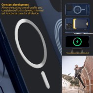 Удароустойчив кейс с MagSafe за iPhone 15 Pro от Caseology Parallax Mag - Midnight Blue