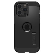 Удароустойчив, твърд кейс с MagSafe за iPhone 15 Pro от Spigen Tough Armor Mag - Черен