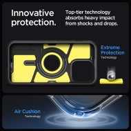 Удароустойчив, твърд кейс с MagSafe за iPhone 15 Pro от Spigen Tough Armor Mag - Черен