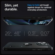 Удароустойчив, твърд кейс с MagSafe за iPhone 15 Pro от Spigen Tough Armor Mag - Черен