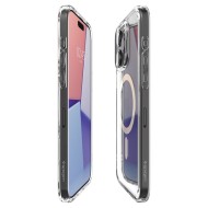 Удароустойчив кейс с MagSafe пръстен за iPhone 15 Pro от Spigen Ultra Hybrid Mag - Златист