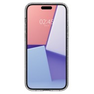 Удароустойчив, силиконов кейс за iPhone 15 от Spigen Liquid Crystal - Glitter Crystal