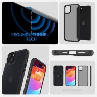 SPIGEN ULTRA HYBRID IPHONE 15 FROST BLACK