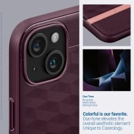 CASEOLOGY PARALLAX MAG MAGSAFE IPHONE 15 BURGUNDY