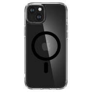 Удароустойчив кейс с MagSafe пръстен за iPhone 15 Plus от Spigen Ultra Hybrid Mag - Черен