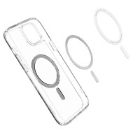 Удароустойчив кейс с MagSafe пръстен за iPhone 15 Plus от Spigen Ultra Hybrid Mag - Черен