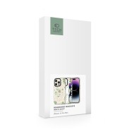 Твърд кейс с MagSafe пръстен за iPhone 15 Pro Max от Tech-Protect MagMood - White Daisy
