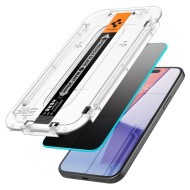 Стъклен протектор за дисплей на iPhone 15 Plus / 16 Plus от Spigen Glas.TR "Ez Fit" - Privacy