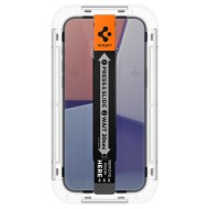 Стъклен протектор за дисплей на iPhone 15 Pro от Spigen Glas.TR "Ez Fit" - Privacy