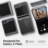 Тънък кейс за Samsung Galaxy Z Flip 5 от Spigen Thin Fit Pro - Прозрачен