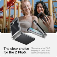 Тънък кейс за Samsung Galaxy Z Flip 5 от Spigen Thin Fit Pro - Прозрачен