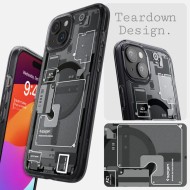 Удароустойчив кейс с MagSafe пръстен за iPhone 15 Plus от Spigen Ultra Hybrid Mag - Zero One