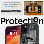 Удароустойчив кейс с MagSafe пръстен за iPhone 15 Plus от Spigen Ultra Hybrid Mag - Zero One