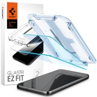 2 броя стъклени протектори за дисплей на Samsung Galaxy S23 от Spigen Glas.TR "Ez Fit" 2-pack - Прозрачен