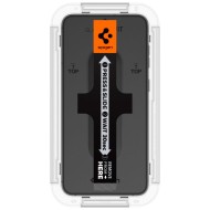 2 броя стъклени протектори за дисплей на Samsung Galaxy S23 от Spigen Glas.TR "Ez Fit" 2-pack - Прозрачен