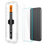 2 броя стъклени протектори за дисплей на Samsung Galaxy S23 от Spigen Glas.TR "Ez Fit" 2-pack - Прозрачен