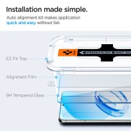 2 броя стъклени протектори за дисплей на Samsung Galaxy S23 от Spigen Glas.TR "Ez Fit" 2-pack - Прозрачен