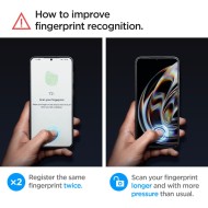 2 броя стъклени протектори за дисплей на Samsung Galaxy S23 от Spigen Glas.TR "Ez Fit" 2-pack - Прозрачен