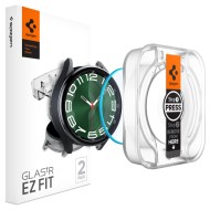 2 броя стъклени протектори за Samsung Galaxy Watch 6 Classic (47mm) от Spigen Glas.TR EZ-Fit 2-pack - Прозрачни