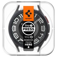 2 броя стъклени протектори за Samsung Galaxy Watch 6 Classic (43mm) от Spigen Glas.TR EZ-Fit 2-pack - Прозрачни