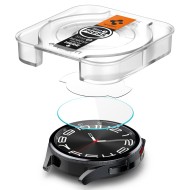 2 броя стъклени протектори за Samsung Galaxy Watch 6 Classic (43mm) от Spigen Glas.TR EZ-Fit 2-pack - Прозрачни