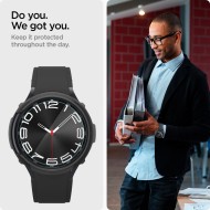 2 броя стъклени протектори за Samsung Galaxy Watch 6 Classic (43mm) от Spigen Glas.TR EZ-Fit 2-pack - Прозрачни