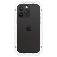 2 броя стъклени протектора за дисплей на iPhone15 Pro от Spigen Glas.TR "Ez Fit" - Прозрачни