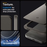 Тънък твърд кейс за iPhone 15 Pro Max от Spigen Thin Fit - Gunmetal
