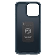 Тънък твърд кейс за iPhone 15 Pro Max от Spigen Thin Fit - Metal Slate