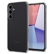 Удароустойчив, силиконов кейс за Samsung Galaxy S23 FE от Spigen Liquid Crystal - Прозрачен