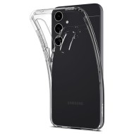 Удароустойчив, силиконов кейс за Samsung Galaxy S23 FE от Spigen Liquid Crystal - Прозрачен
