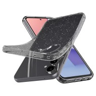 Удароустойчив, силиконов кейс за Samsung Galaxy S23 FE от Spigen Liquid Crystal - Glitter Crystal