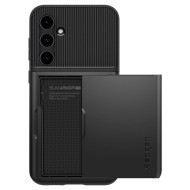 Твърд кейс със стойка за Samsung Galaxy S23 FE от Spigen Slim Armor CS - Черен