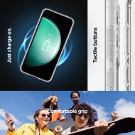 Удароустойчив твърд кейс с MagSafe за Samsung Galaxy S23 FE от Spigen Ultra Hybrid OneTap - Черен