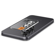 2 броя комплетки от протектори за обектви на камерата на Samsung Galaxy S23 FE от Spigen Optik Tr - Черен 