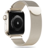 Стоманена верижка за смарт часовник Apple Watch 4/5/6/7/8/9/SE/Ultra (42/44/45/49 mm) от Tech-Protect MilaneseBand - Starlight