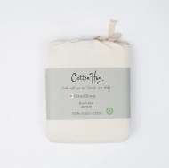 Памучен чаршаф  с ластик 60/120см от Cotton Hug – Облаче