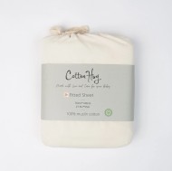 Памучен чаршаф  с ластик  70/140 см от Cotton Hug – Облаче