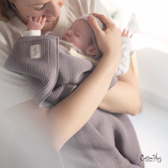 Памучно одеяло 80x100cm от Cotton Hug Органик – Лавандула