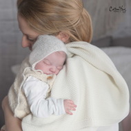Памучно одеяло 80x100cm от Cotton Hug Органик – Облаче