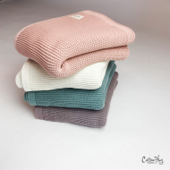 Памучно одеяло 80x100cm от Cotton Hug Органик – Роза