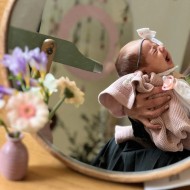 Памучно одеяло 80x100cm от Cotton Hug Органик – Роза