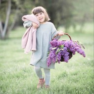 Памучно одеяло 80x100cm от Cotton Hug Органик – Роза